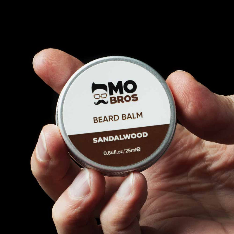 Sandalwood Beard Balm In Hand