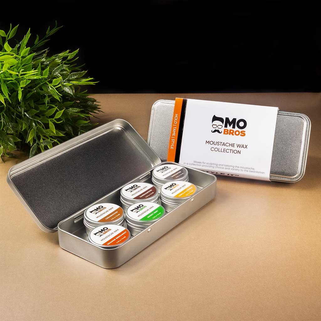 Moustache Wax Collection 6 Wax Scents Mo Bros Premium Beard Care