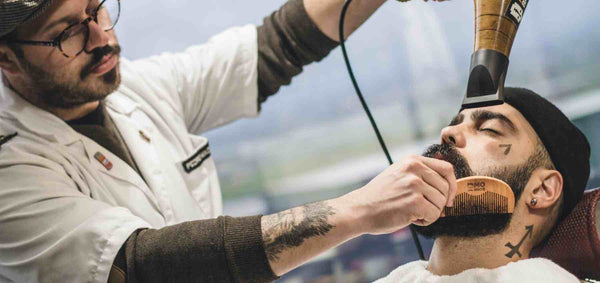 blow-drying-my-beard