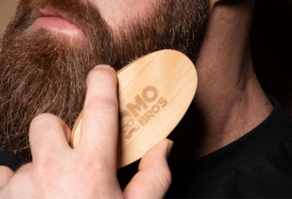 brushing your beard