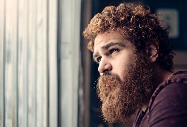 Why does my beard curl up sales