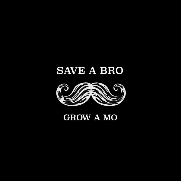 Save a Bro Grow a Mo - T Shirt