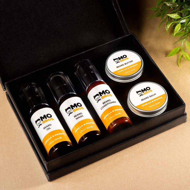 Beard Care Routine Kit Vanilla and Mango