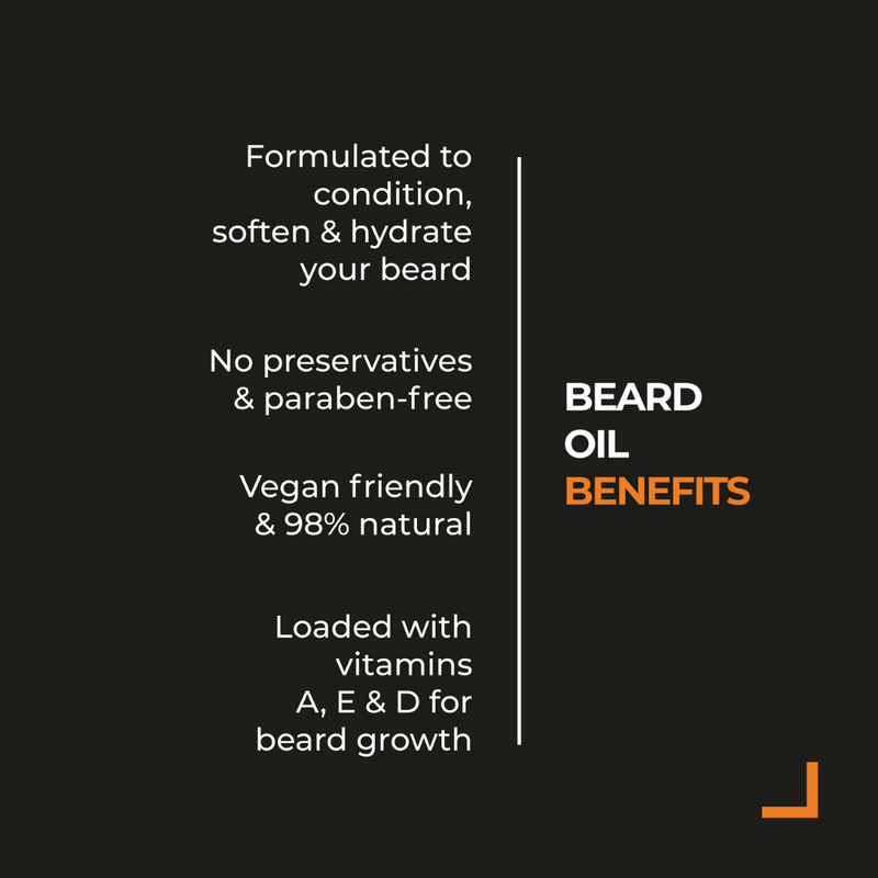 Beard Oil 100ml Benefits