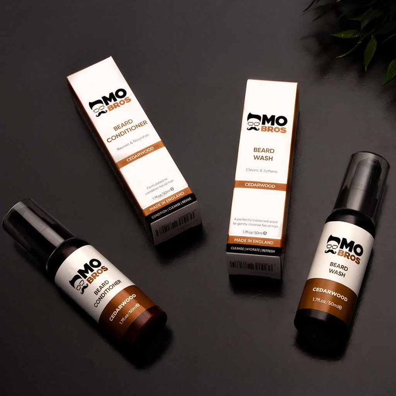 Cedarwood Beard Wash and Conditioner Set