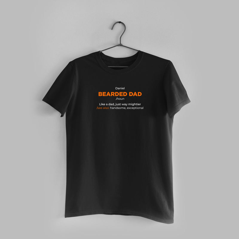 Bearded Dad - Personalised T-Shirt