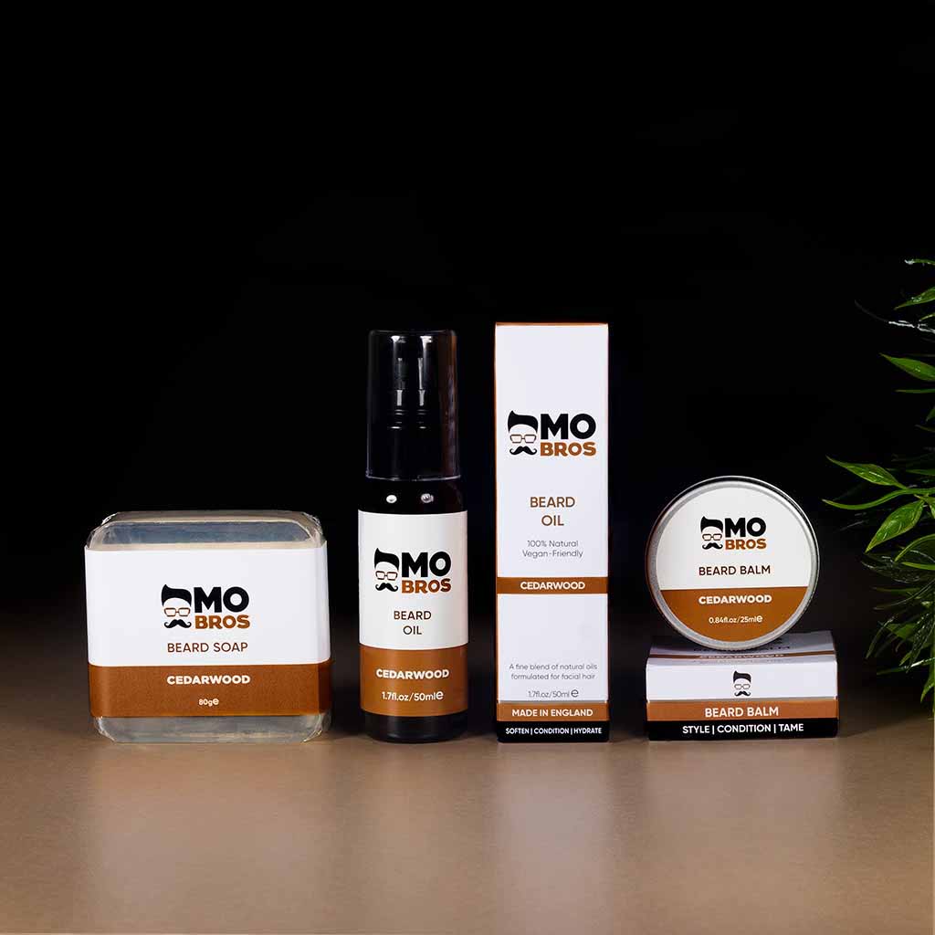 Beard Oil + Soap + Beard Balm Essential Kit