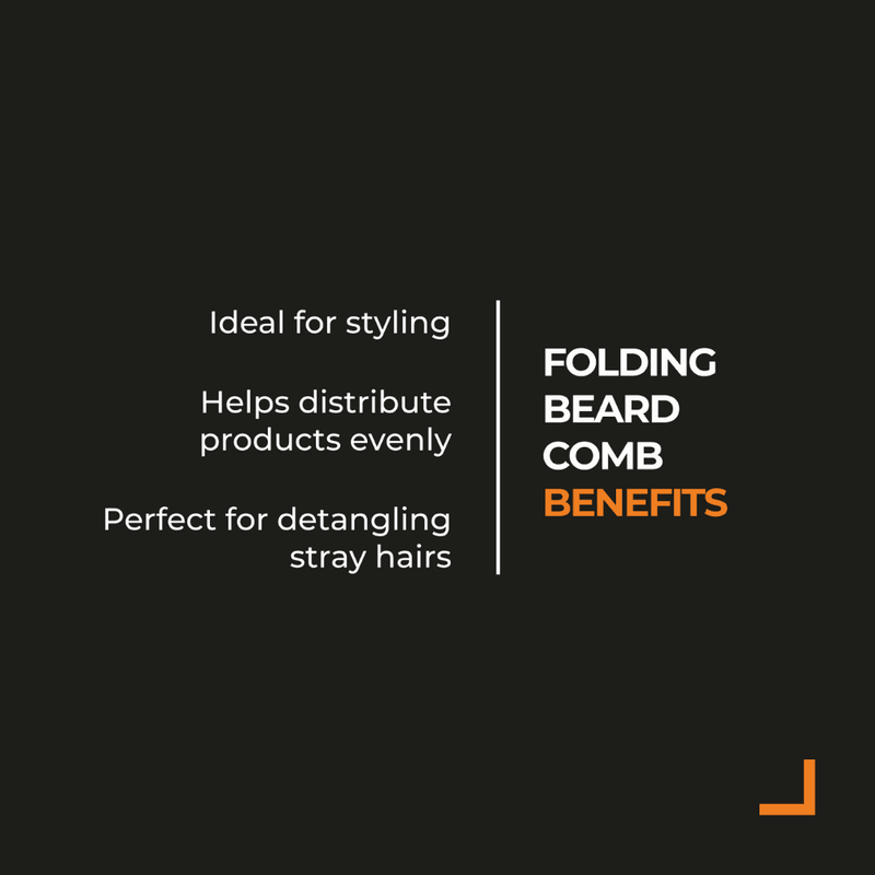 Folding Beard Comb Benefits