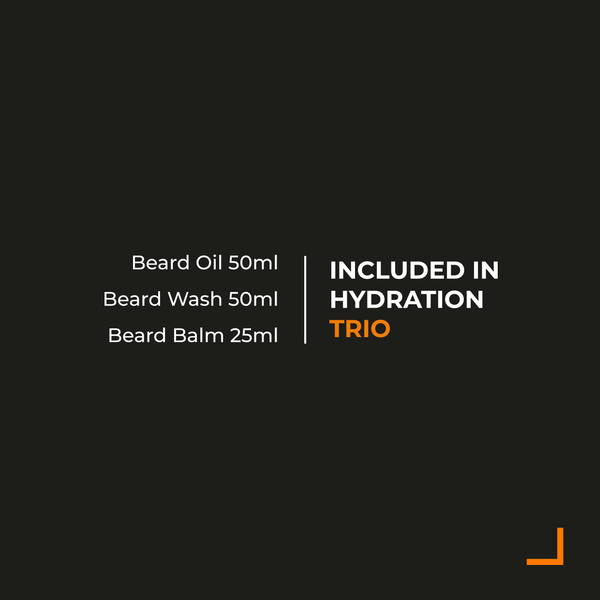 Beard Oil + Balm + Wash Hydration Trio