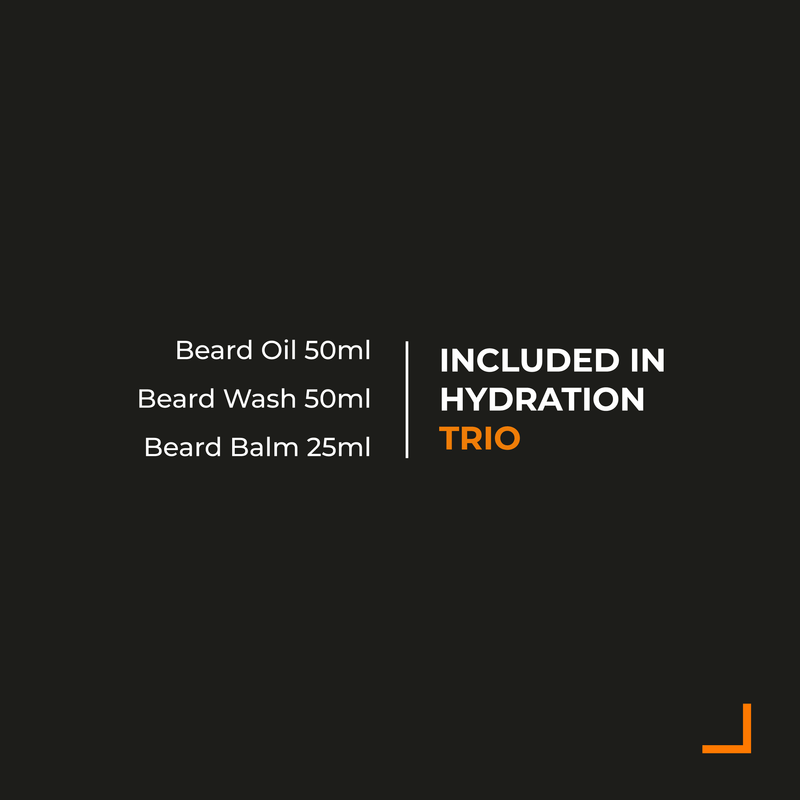 Beard Oil + Balm + Wash Hydration Trio