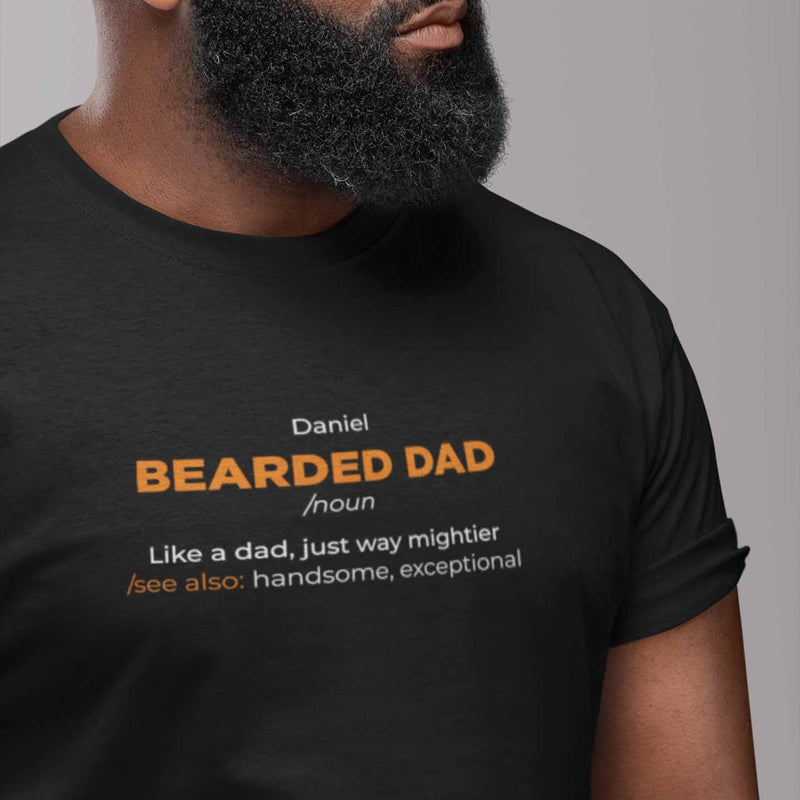 Bearded Dad - Personalised T-Shirt