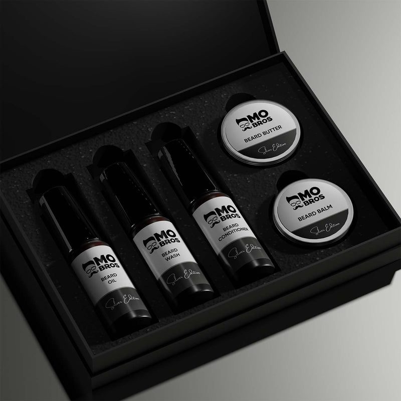 4 Step Beard Care Kit - Silver Edition