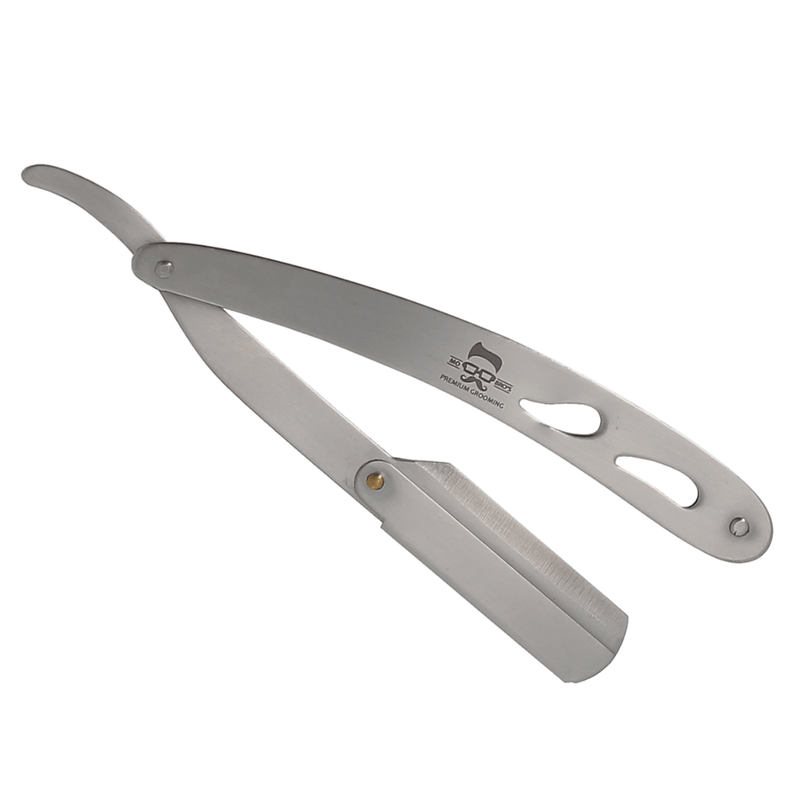 Silver Straight Cut Throat Razor