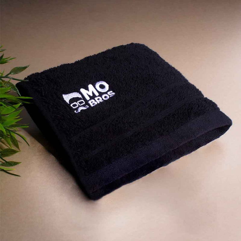 Black Face Towel