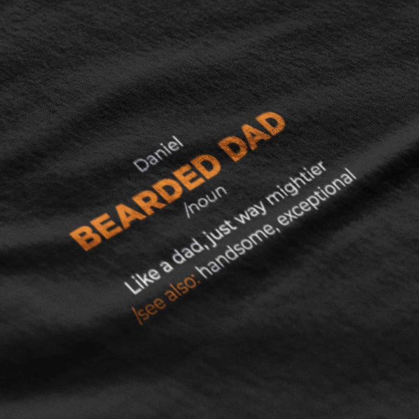 Bearded Dad - Personalised T-Shirt